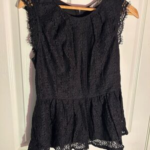 Chloe K Black Blouse Top